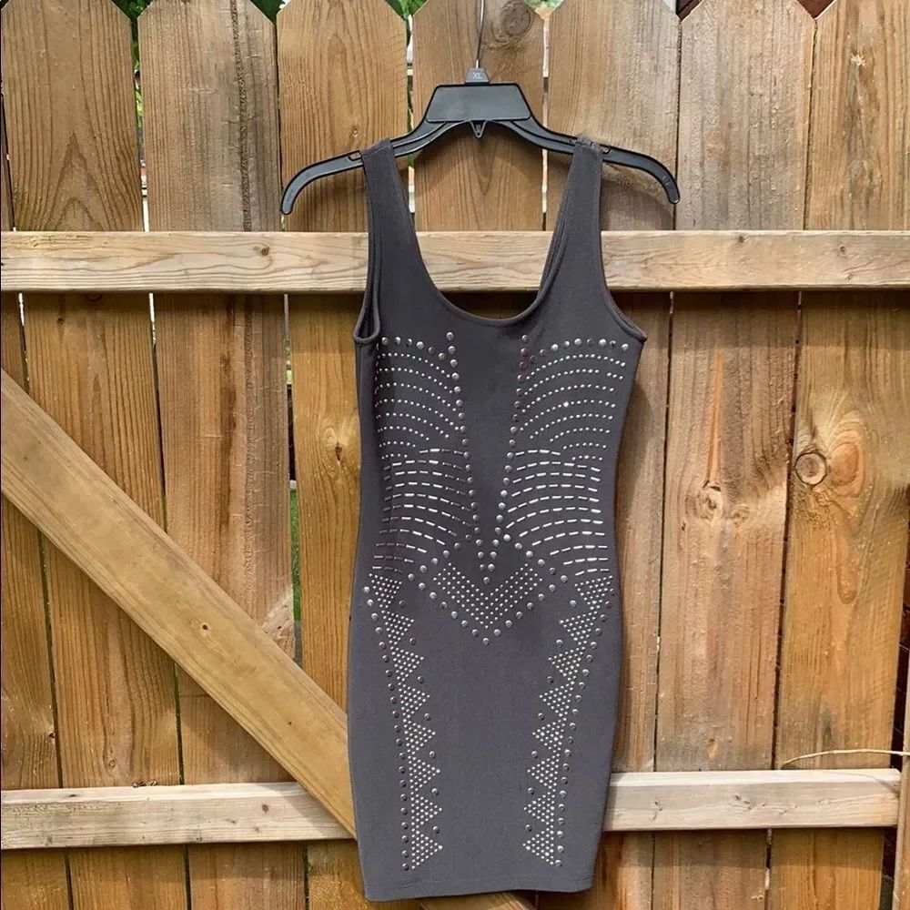 Arden B Black and White Bodycon Mini Dress